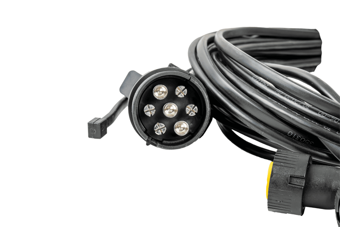 Lyssæt: ASPÖCK MULTIPOINT V baglygter + ASPÖCK FLEXIPOINT I sidemarkeringslygter + ASPÖCK 4,5 m 7-PIN sele