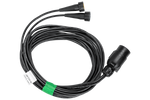 ASPÖCK 58-1022-087 elektrisk installation anhængerledningsnet 4,5 m 7PIN stik bajonetstik 2x5PIN