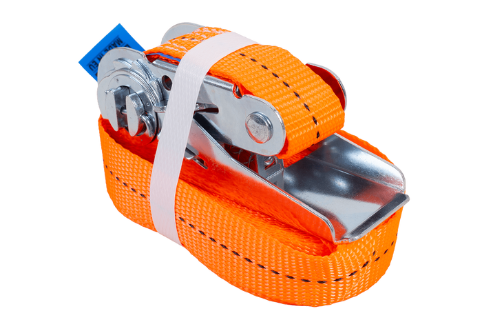 HILLS 5m/25mm/1t orange rem i ét stykke med strammer