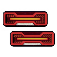 TruckLED L1871+L1872 LED NEON DYNAMISKE baglygter, 0,35m kabel, 6 funktioner, venstre+højre