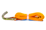Sæt med fire UNITRAILER 2m/50mm/5t orange transportbånd med strammer