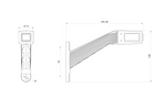 FRISTOM FT-145 LED-markeringslygter 3 funktioner venstre + højre