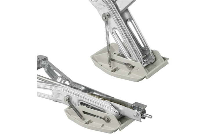 Sæt med fire ProPlus 361519 anhængerstabilisatorstøttepuder med fjeder 20,5x27,5 cm