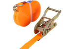 UNITRAILER 12m/25mm/1t orange fastsurringsbånd med strammer