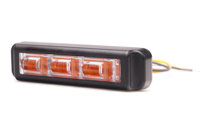 Advarselslampe WAŚ 2466 W285 LED blinkende lampe orange MASTER/SLAVE