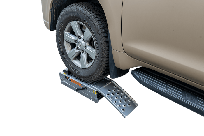 UNITRAILER ALR005 foldbare ramper stål køreramper til trailere 200 cm 500 kg sæt med 2
