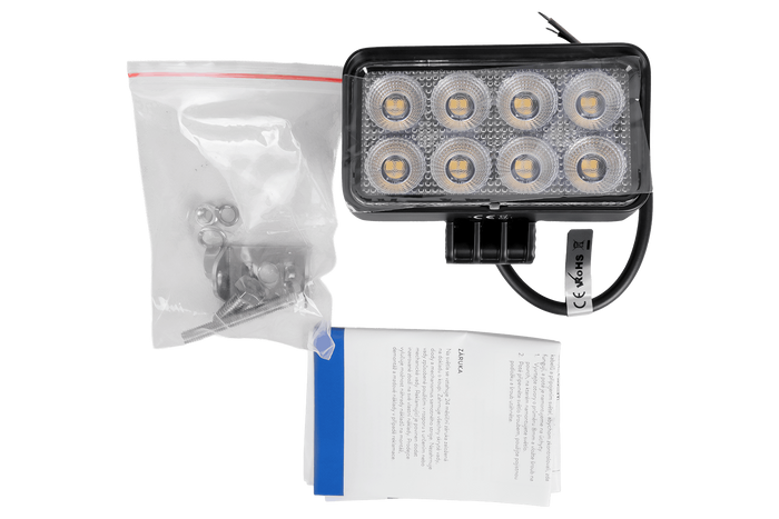 LED-arbejdslampereflektor TT TECHNOLOGY SORT TT.13306 32xLED 2560lm rektangulær