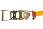 Sæt med fire UNITRAILER 5m/25mm/1t orange transportbånd med strammer