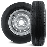 Sæt med to forstærkede hjul til traileren LINGLONG DÆK 165/80 R13C 96/94N UNITRAILER FÆLGE 4,5Jx13"H2 5x112 ET:30