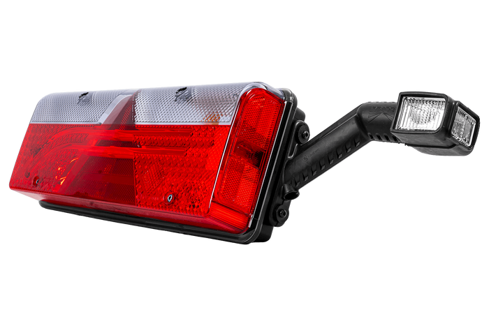 ASPÖCK EUROPOINT III LED bajonet baglygter 7PIN ASS2 med horn 7 funktioner venstre+højre