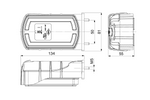 HORPOL CLEOfront LZD 2789/W1 LED forlygte 3 funktioner universal