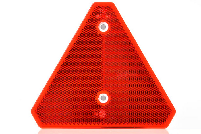 WAŚ UT125 rød refleks trekant 839