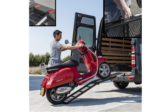 ProPlus 390094 foldbar rampe til trailer 203 cm 340 kg