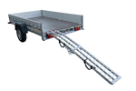 UNITRAILER ALR002 foldbar rampe aluminiumsrampe til trailer 221cm 340kg med rem