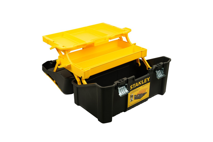 STANLEY Cantilever værktøjskasse med 3 niveauer 490x290x250mm 24l
