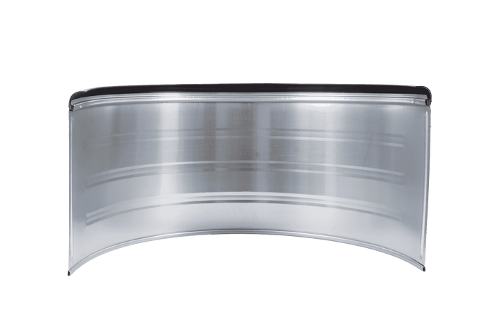 Dobbeltskærm til trailer 17,5-19,5" DOMAR DK7140 hjulkasse 1000/500mm metal med gummikant