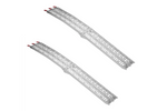 ProPlus 390096 foldbare ramper aluminiumsramper til trailere 220 cm 680 kg sæt med 2